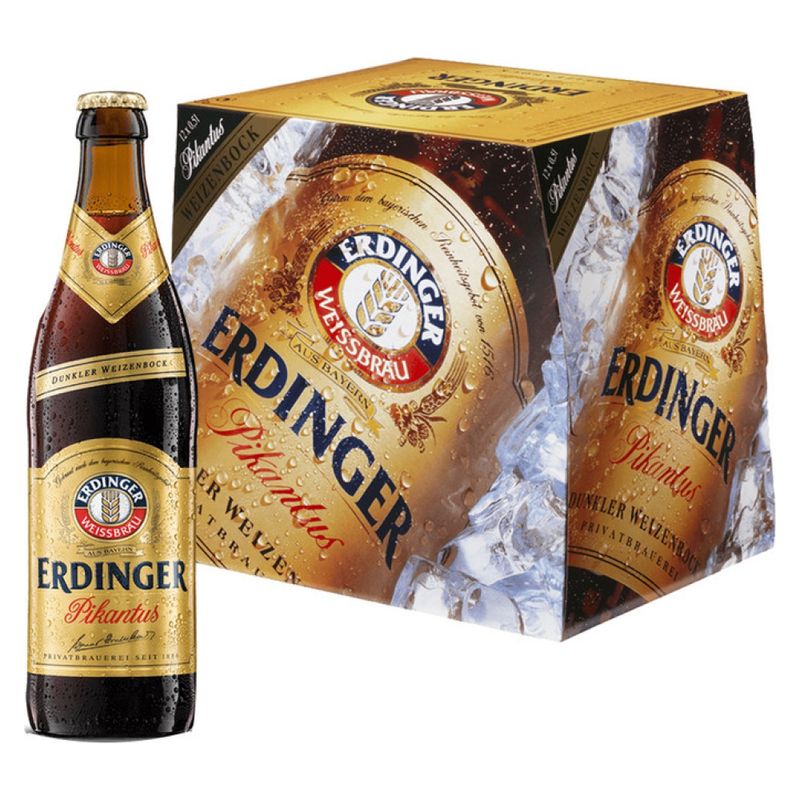 ERDINGER - Cerveza Erdinger Pikantus 12 Bot X 500Ml