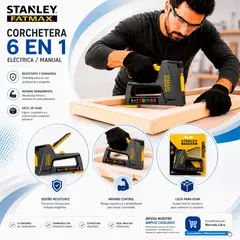 BOSTITCH - Engrapadora y Clavadora 6 en 1 FATMAX - Modelo FMHT6 70868