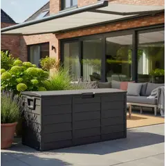 GENERICO - Baúl Plástico Exterior 245 L Negro