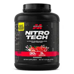 MUSCLETECH - Proteina Nitro Tech 4 Lb Strawberry