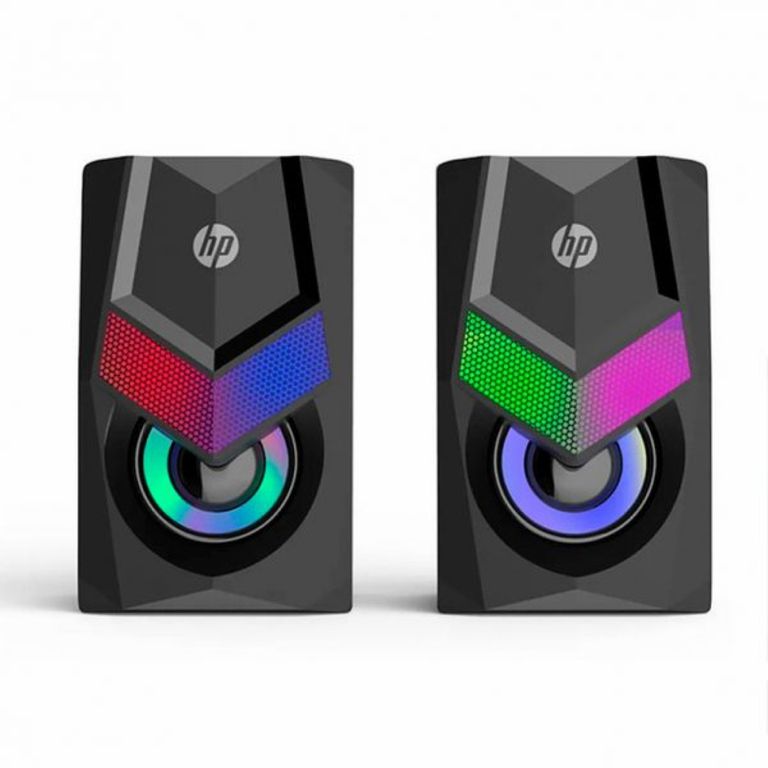 Parlante Multimedia DHE-6000 Con Luces 6W Negro