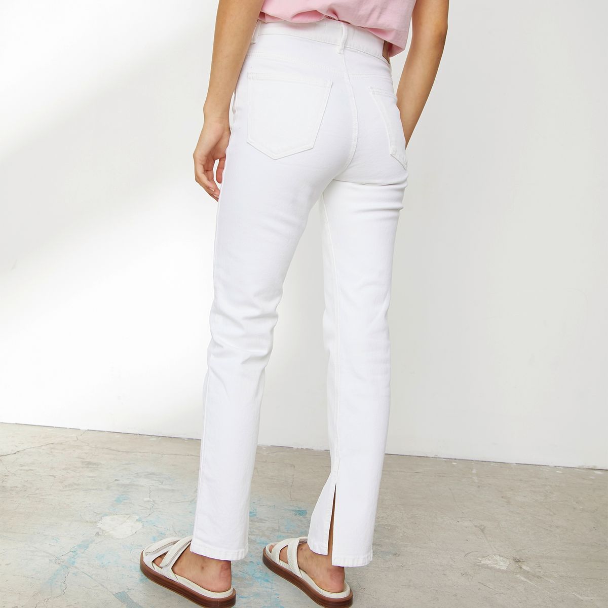 BASEMENT - Jeans Slim Tiro Alto Mujer