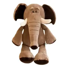 GENERICO - Peluche Elefante De Apego Para Niños Y Bebés Algodón Gris