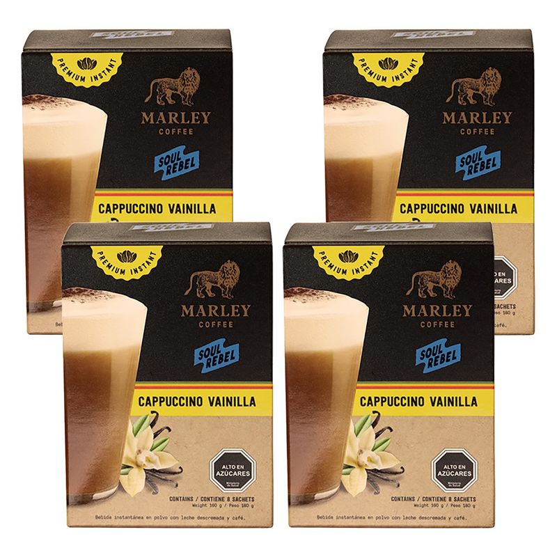 MARLEY COFFEE - Pack Soul Rebel Cappuccino Vainilla-Marley Coffee