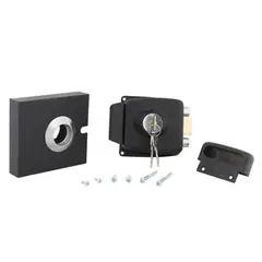 ODIS - Cerradura Exterior Reja sobreponer 773 Con Caja Metálica