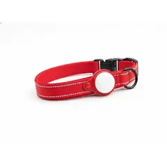GENERICO - Collar de Perro con Localizador GPS compatible con Apple Rojo M
