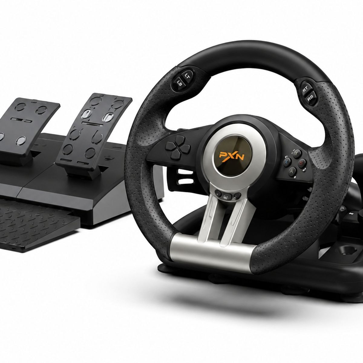 GENERICO - Volante de Carreras y Pedales PXN V3 180°  Multiplataforma
