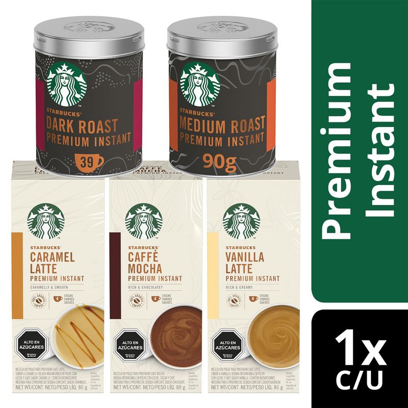 NESTLE - Café Starbucks Coffee House X5