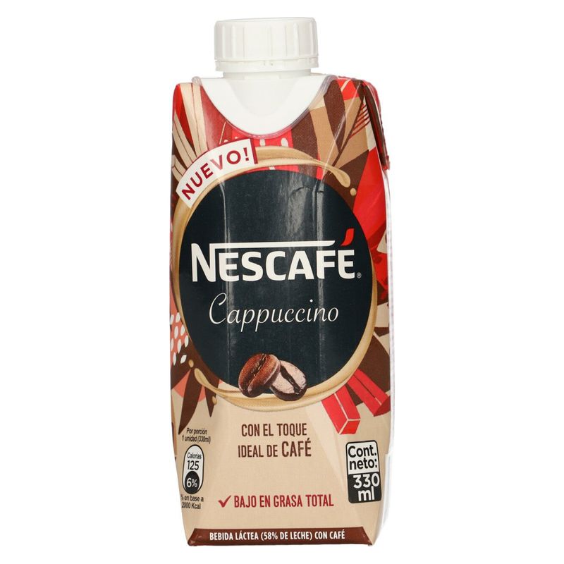 NESTLE - Café Con Leche Nescafé Cappuccino 330Ml Pack X18