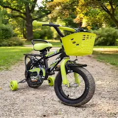 GENERICO - BICICLETA DE NIÑOS ARO 12 AMARILLO