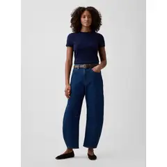 GAP - Jeans Mujer Barrel Azul