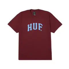 HUF - Polera Arch SS Tee Burgundy