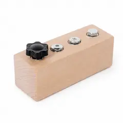 OLEVO - Juguete Montessori de madera para atornillar, 4 tornillos