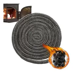 GENERICO - 2m Sello Para Vidrio Combustion Lenta Cordon P Puerta Fueg