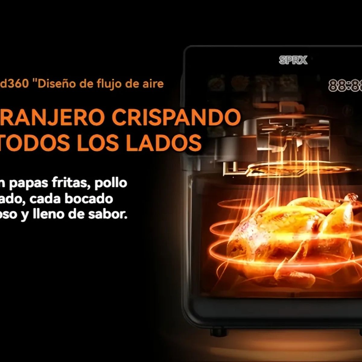 VIDA BUENAS - Freidora De Aire Automática Multifuncional Air Fryer 15l