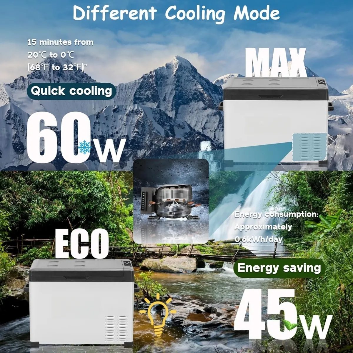 VIDA BUENAS - Coolerfreezer -20°c 30lt 12v-220v C30 Gris