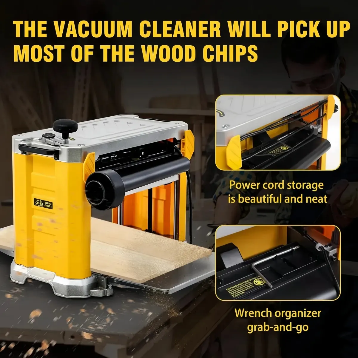 VIDA BUENAS - Cepillo Cepilladora De Banco 2000w Generac Profundidad 3mm A