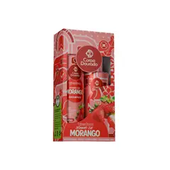 GENERICO - Kit Shampoo 300ml + Acondicionador 250ml Sonho Morango Corpo Dourado