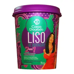GENERICO - Mascarilla Capilar y Crema de Peinar Liso de Arrasar 1Kg Corpo Dourado
