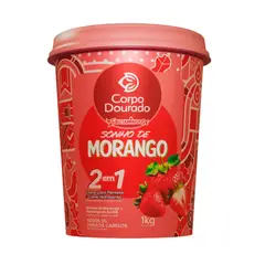 CORPO DOURADO - Mascarilla Capilar y Crema de Peinar Morango 1Kg