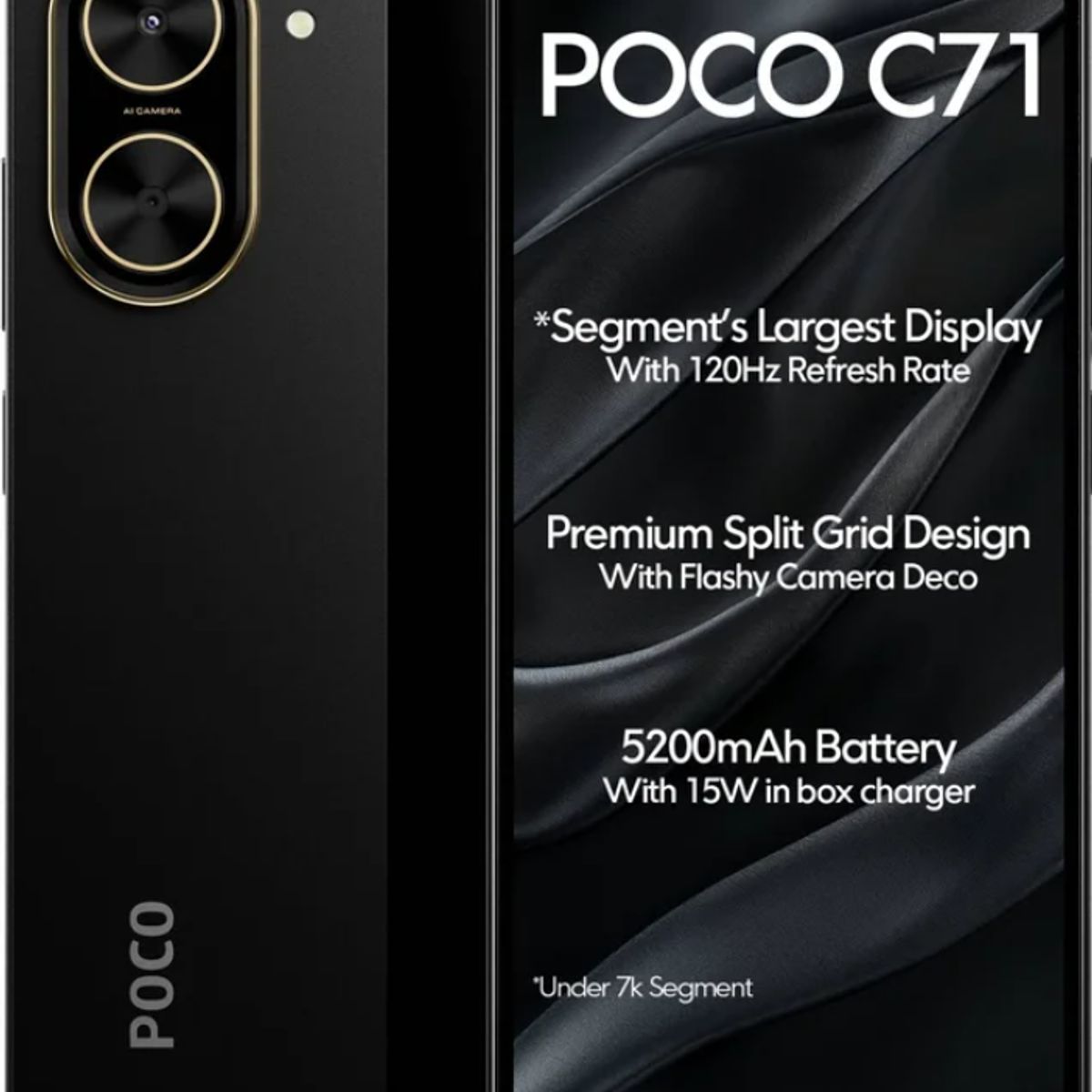 XIAOMI - Celular Xiaomi POCO C71 Potente procesador de ocho núcleos Cámara dual con IA de 32 MP 4+64G
