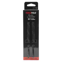 FORCEFIELD - Cordones Negros Reflectantes Run 45" Planos