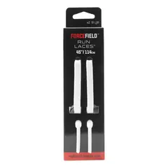 FORCEFIELD - Cordones Blancos Run 45" Planos 114 cm