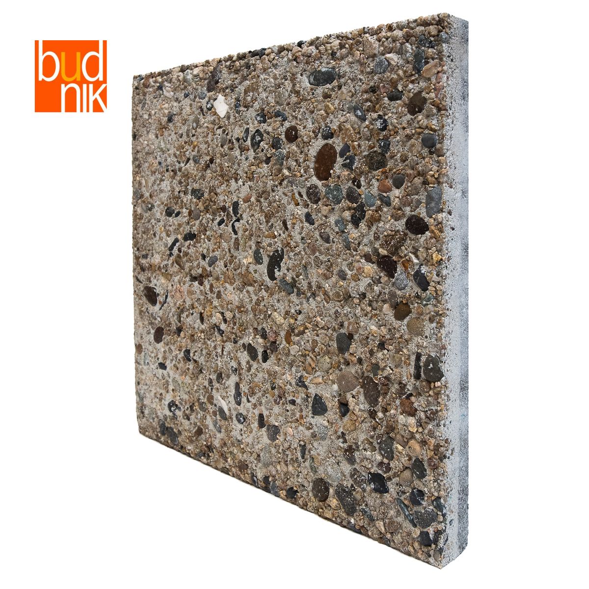 Baldosa Alta Resistencia Lavado Colonial Piedra Blanca  40x40x3.8 cm, marca BUDNIK - Foto Principal