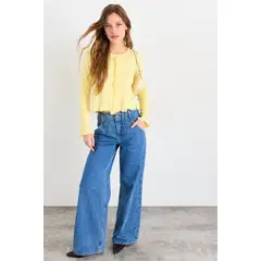 IO - Jeans Liso Mujer Azul
