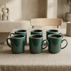 DECO EXPRESS - Set 6 Tazas Mug Cerámica Manaos 380 ml