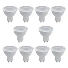 MEGABRIGHT - Pack 10 Ampolletas LED Dimeable GU-10 5.5 W