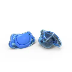 BEBEK - Pack de 2 Chupetes - Forma Ortodontica - Azul