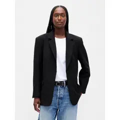 GAP - Chaqueta Mujer Blazer Negro