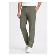 PIERO BUTTI - Pantalón Liso Spandex Regular Fit Verde