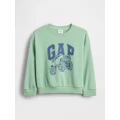 GAP - Polerón Toddler Niño Sin Gorro Verde
