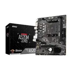 MSI - Placa Madre A520M-A PRO Socket AM4 DDR4