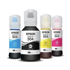 EPSON - Pack Tinta T504 Original L4260 L14150 L6171 L6191 4160
