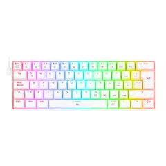 REDRAGON - Teclado Mecánico K630rgb Dragonborn White