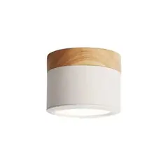 AVC Y VELL MAX - Panel LED Deco Sobrepuesto Madera 6W Blanco