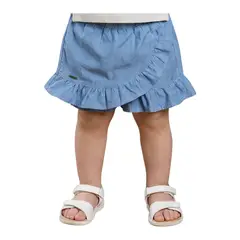 EXCEPTION - Falda Short Mezclilla Liviana Bebé Niña