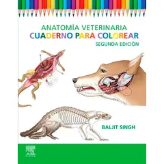 ELSEVIER - Anatomia Veterinaria. Cuaderno Para Colorear 2Ed