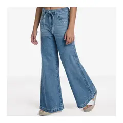 EXCEPTION - Jeans Mezclilla Palazzo Niña