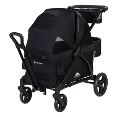 BABY TREND - Coche Carro Doble Wagon Expedition 2 en 1 Plus Negro