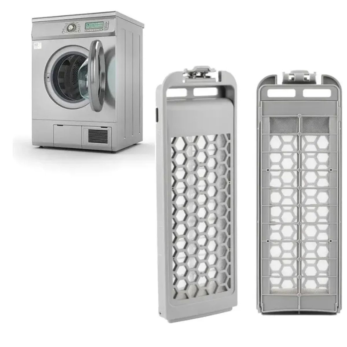 GENERICO - 2pcs de Filtros de repuesto compatible con  Lavadora Samsung (15,17,18,19) Kilos