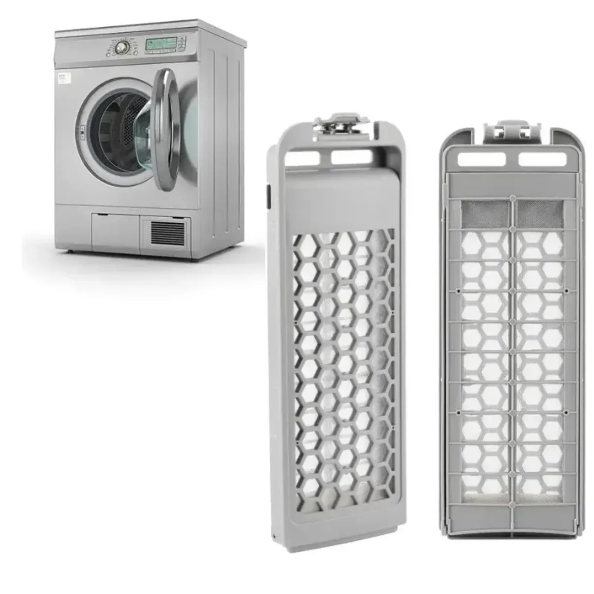 GENERICO - 2pcs de Filtros de repuesto compatible con  Lavadora Samsung (15,17,18,19) Kilos