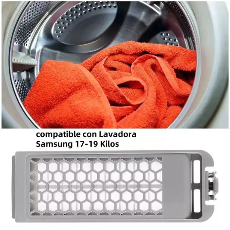 GENERICO 2pcs de Filtros de repuesto compatible con Lavadora Samsung (15,17,18,19) Kilos