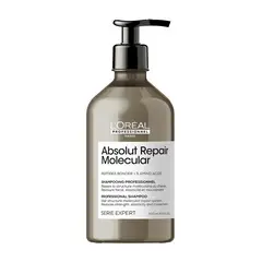 LOREAL PROFESSIONNEL - Shampoo Profesional Sin Sulfatos para cabellos dañados Absolut Repair Molecular 500ml