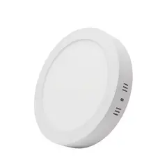 AVC Y VELL MAX - Panel LED Sobrepuesto Redondo 18W Cálido