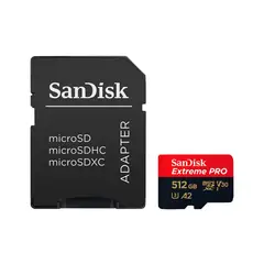 SANDISK - MicroSD Extreme Pro SDXC 512GB