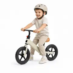 EVERSO - Bicicleta De Equilibrio 3-8 Años Aro 14 Color Beige